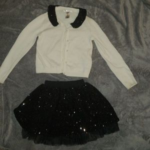 Sweater and skirt set